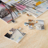 Graffiti Kat Urbane Koele Katachtige Legpuzzel (Zijkant)