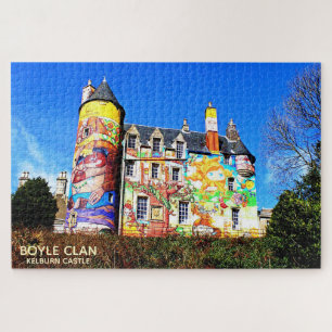 Graffiti Kelburn Castle Scotland Boyle Clan Puzzle Legpuzzel