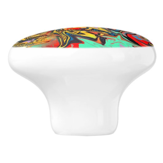 Graffiti Keramische Knop (Zijkant)