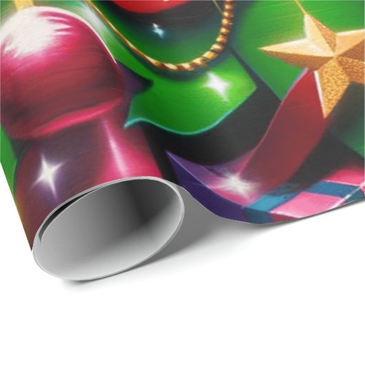 Graffiti Kerst Cadeaupapier (Rol Hoek)