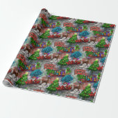 Graffiti Kerst Inpakpapier (Uitgerold)