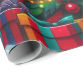 Graffiti Kerstmis Cadeaupapier (Rol Hoek)