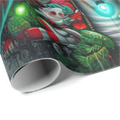 Graffiti Kerstmis Cadeaupapier (Rol Hoek)