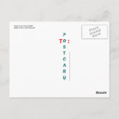 Graffiti Kimono Briefkaart (Achterkant)