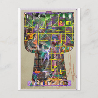 Graffiti Kimono Briefkaart