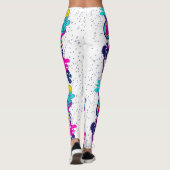 Graffiti kleurig patroon | Actieve sport yoga Leggings (Achterkant)