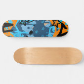 Graffiti-krabbels Persoonlijk Skateboard (Horizontaal)