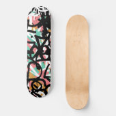 Graffiti-krabbels Persoonlijk Skateboard (Voorkant)
