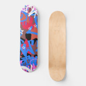 Graffiti krabbels persoonlijk skateboard (Voorkant)