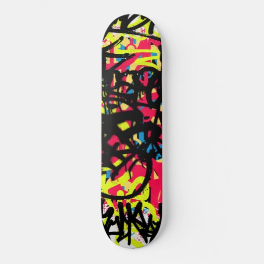 Graffiti-krabbels Persoonlijk Skateboard (Voorkant)