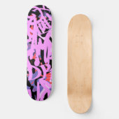 Graffiti-krabbels Persoonlijk Skateboard (Voorkant)