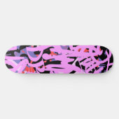 Graffiti-krabbels Persoonlijk Skateboard (Horizontaal)