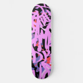 Graffiti-krabbels Persoonlijk Skateboard (Voorkant)