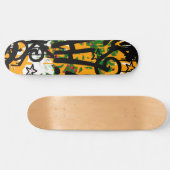 Graffiti-krabbels Persoonlijk Skateboard (Horizontaal)