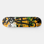 Graffiti-krabbels Persoonlijk Skateboard (Horizontaal)