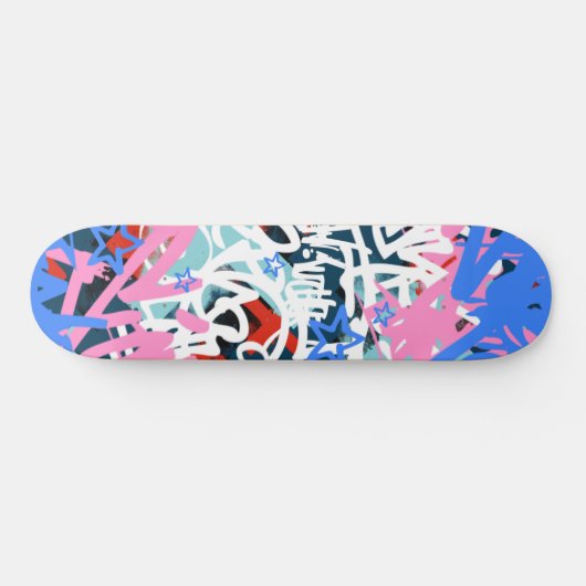 Graffiti-krabbels Persoonlijk Skateboard (Horizontaal)