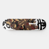Graffiti-krabbels Persoonlijk Skateboard (Horizontaal)