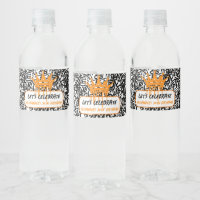Graffiti Kroon Oranje Laten we Verjaardag Vieren 
