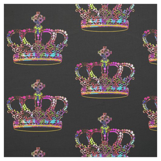 Graffiti-kroon Stof (Swatch)