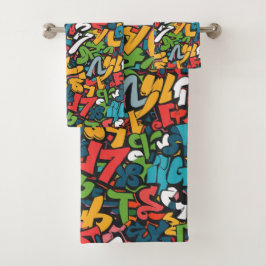 Graffiti Kunst Bad Handdoek