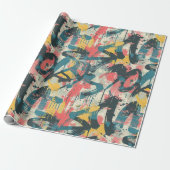 Graffiti Kunst Cadeaupapier (Uitgerold)