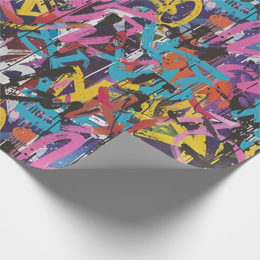 Graffiti Kunst Cadeaupapier (Hoek)