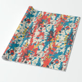 Graffiti Kunst Cadeaupapier (Uitgerold)