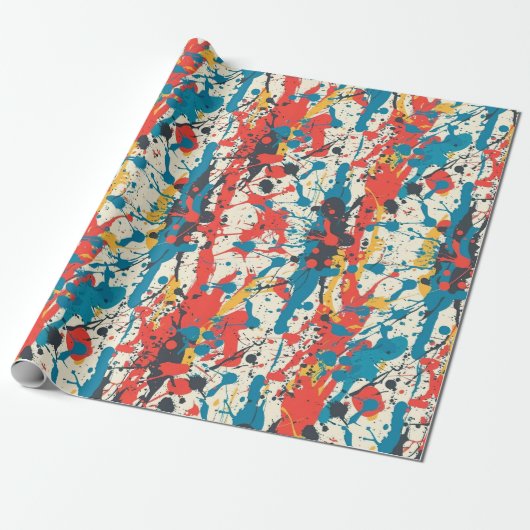 Graffiti Kunst Cadeaupapier (Uitgerold)