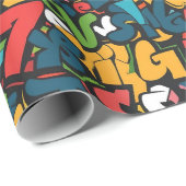 Graffiti Kunst Cadeaupapier (Rol Hoek)
