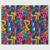 Graffiti Kunst Cadeaupapier (Vlak)