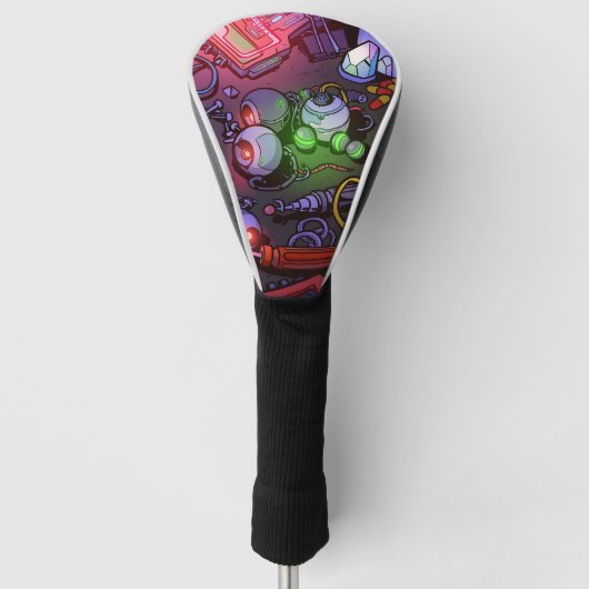 Graffiti-kunst Golfheadcover (Voorkant)