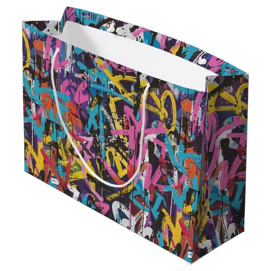 Graffiti Kunst Groot Cadeauzakje (Achterkant Gekanteld)
