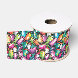 Graffiti Kunst Grosgrain Lint