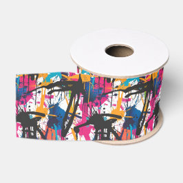 Graffiti Kunst Grosgrain Lint