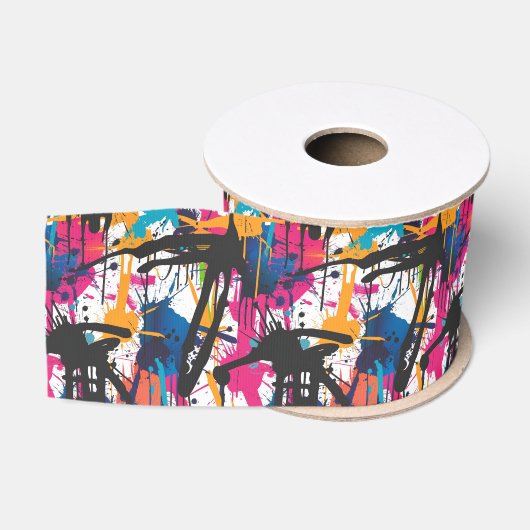 Graffiti Kunst Grosgrain Lint (Spoel)