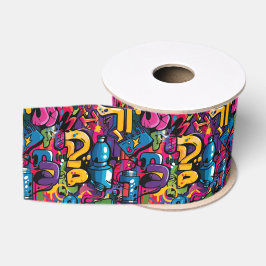 Graffiti Kunst Grosgrain Lint