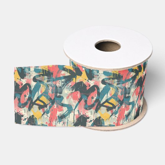 Graffiti Kunst Grosgrain Lint (Spoel)
