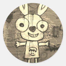 GRAFFITI-KUNST HAPPY MONSTER Sticker