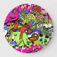 Graffiti Kunst: Hiphop stijl achtergrond