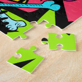 Graffiti Kunst: Hiphop stijl achtergrond Legpuzzel (Zijkant)