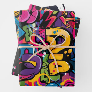 Graffiti Kunst Inpakpapier Vel