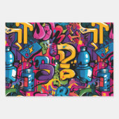 Graffiti Kunst Inpakpapier Vel (Voorkant)