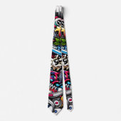 Graffiti Kunst Necktie Stropdas (Voorkant)