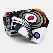 Graffiti Kunst Necktie Stropdas (Opgerold)