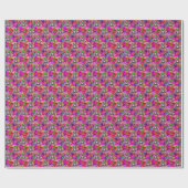 Graffiti Kunst Psychedelische Kikkers Kleurrijk Ec Cadeaupapier (Vlak)