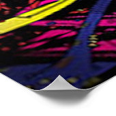 graffiti, kunst, psychedelische kunst, grafisch on poster (Hoek)