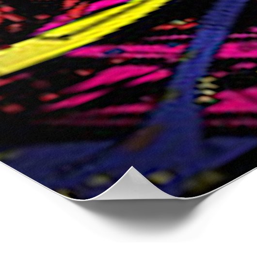 graffiti, kunst, psychedelische kunst, grafisch on poster (Hoek)