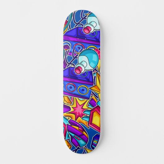 Graffiti kunst Skateboard (Voorkant)