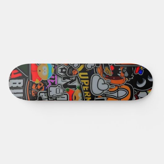 Graffiti kunst Skateboard (Horizontaal)