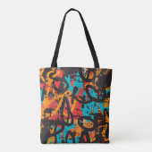 Graffiti Kunst Tote Bag (Achterkant)